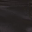 Jupe trapèze simili cuir noir femme