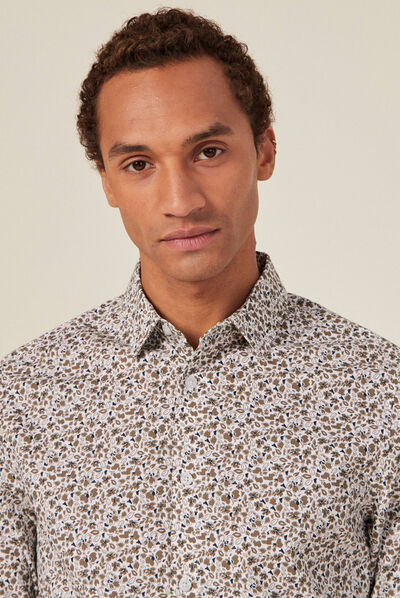 Chemise éco-responsable blanc homme
