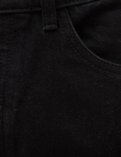 Jeans large relaxed denim noir homme