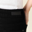 Jeans slim 7/8ème denim noir femme
