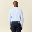 Chemise manches longues bleu ciel homme