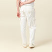 Pantalon cargo large longueur 32 ecru homme