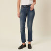 Jeans regular 7/8ème denim stone femme