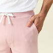 Short éco-responsable rose pastel homme