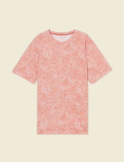 T-shirt manches courtes rose homme