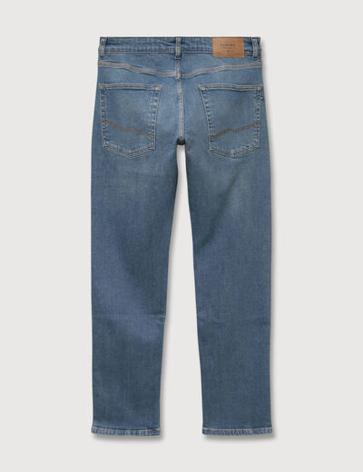 Jeans straight longueur 32 denim double stone homme