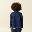 Chemise oversize en coton denim stone femme