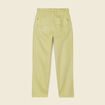Jeans large taille haute vert anis femme