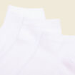 Lot 3 paires chaussettes blanc homme