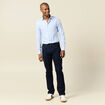 Chemise manches longues bleu ciel homme