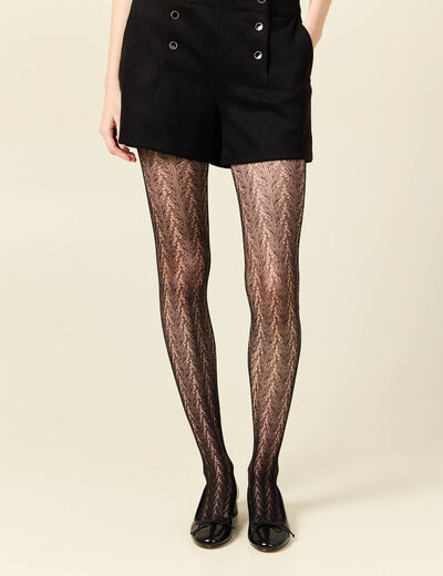 Collants fantaisie noir femme