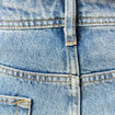 Jeans straight longueur 32 en coton denim stone homme