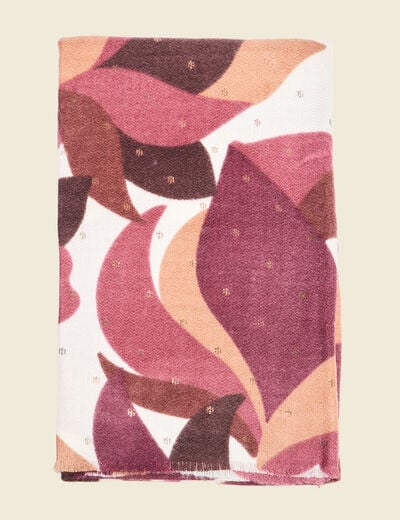 &Eacute;charpe marron fonc&eacute; femme