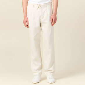 Pantalon chino straight ecru homme