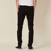 Jeans slim stretch longueur 34 denim noir homme