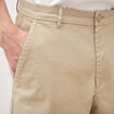 Pantalon coupe large beige homme
