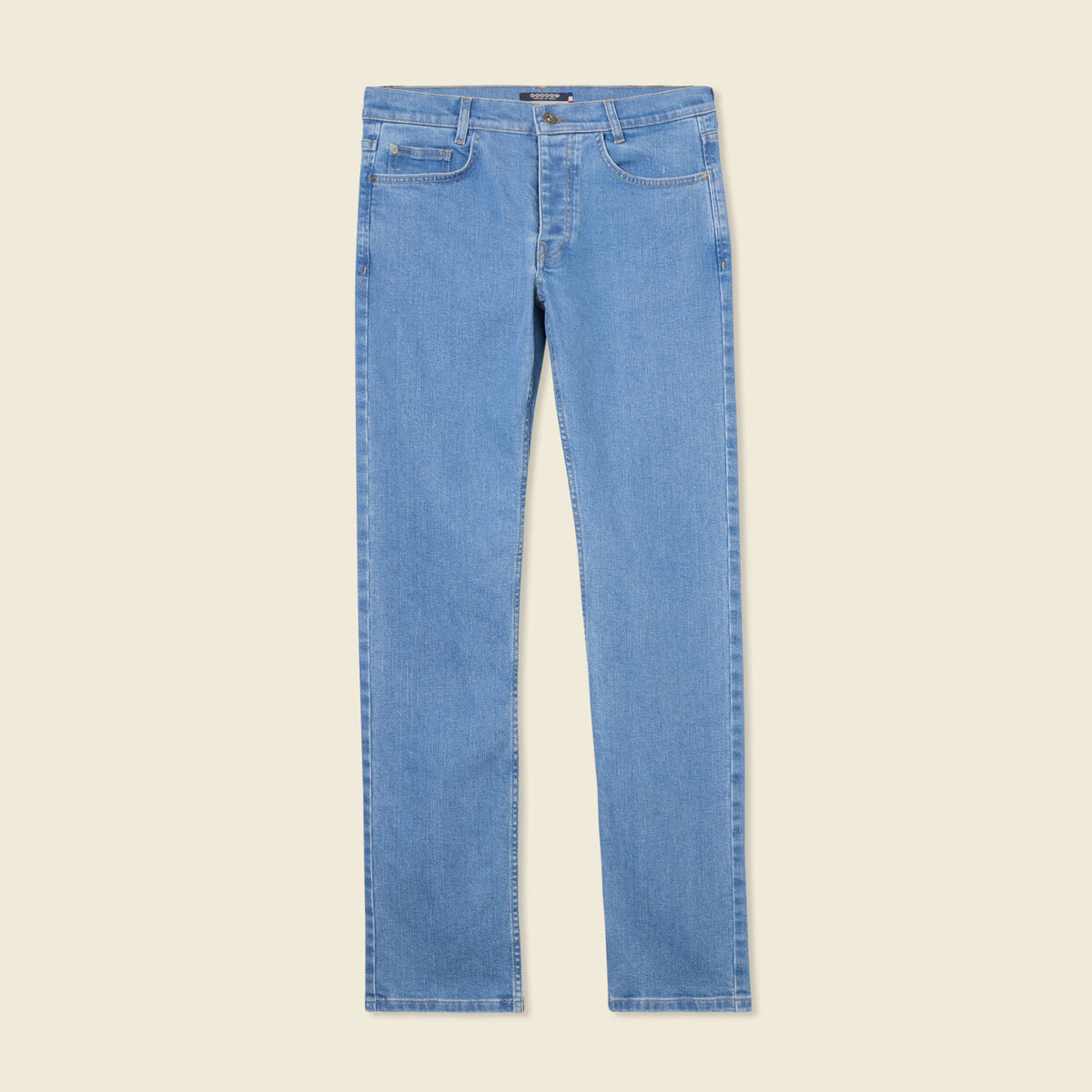 Jeans straight fabriqué en France denim stone homme