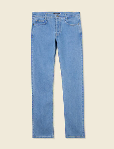 Jeans straight fabriqué en France denim stone homme