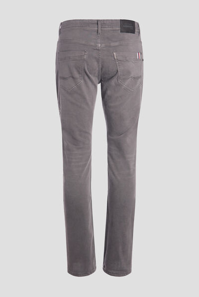 Jeans straight homme denim gris homme