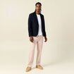 Jeans relax 5 poches rose homme