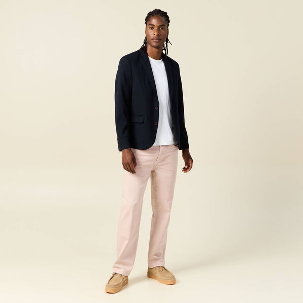 Jeans relax 5 poches rose homme