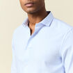 Chemise manches longues bleu ciel homme