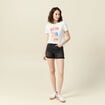 T-shirt manches courtes ecru femme