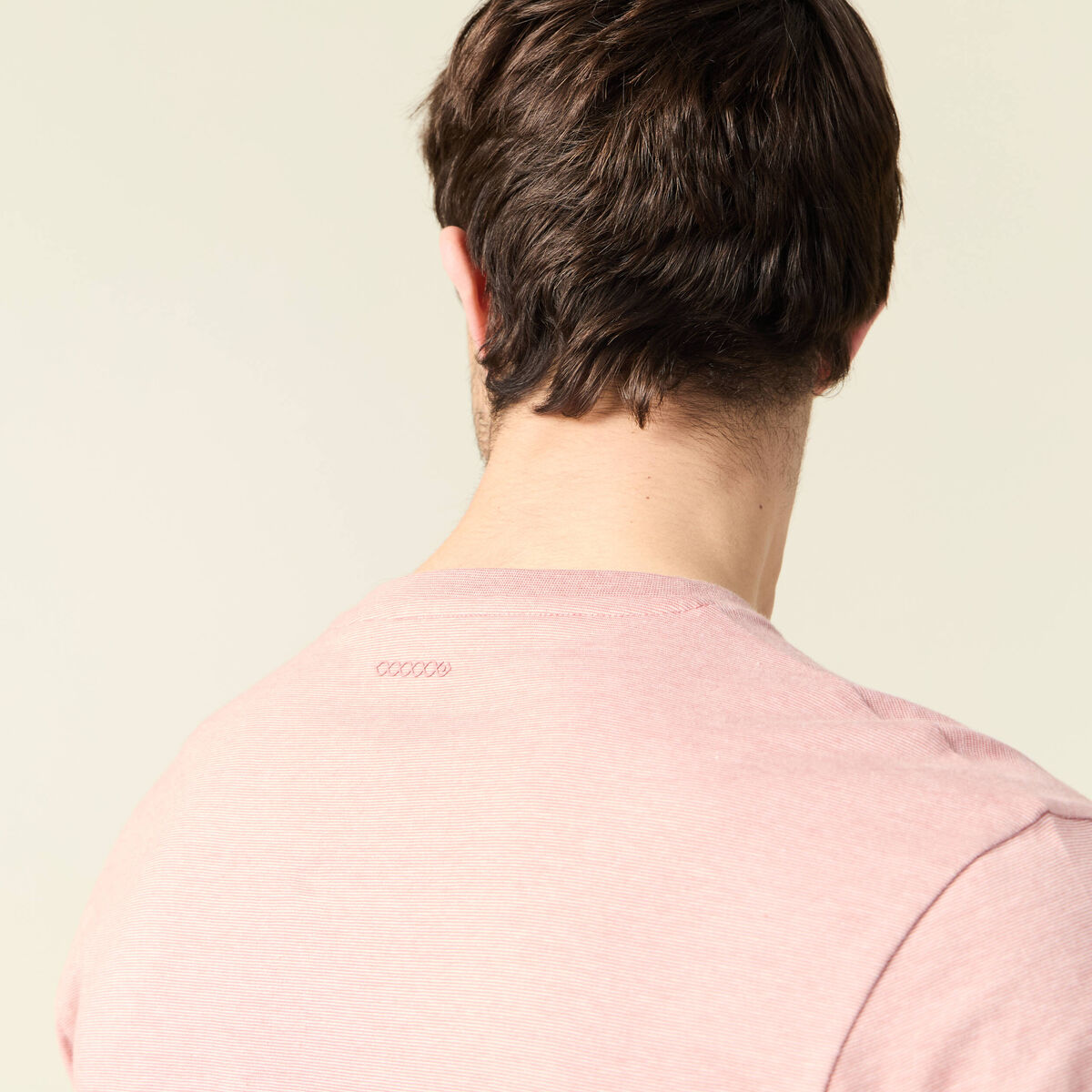 T-shirt éco-responsable vieux rose homme