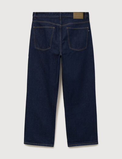 Jeans large 5 poches longueur 32 denim brut clean homme