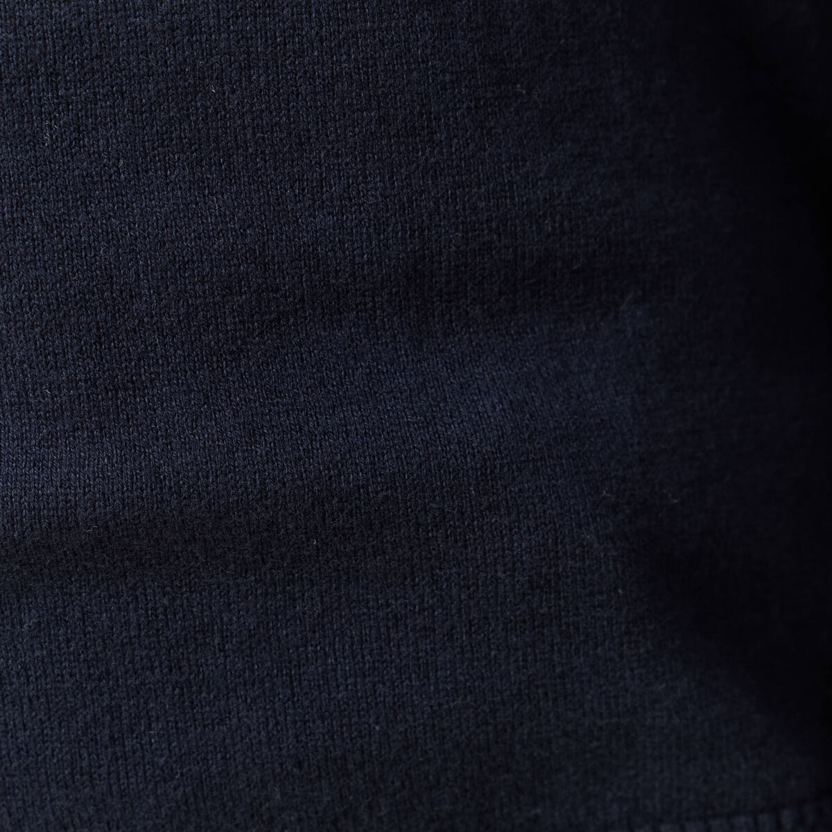 Pull manches longues bleu marine femme