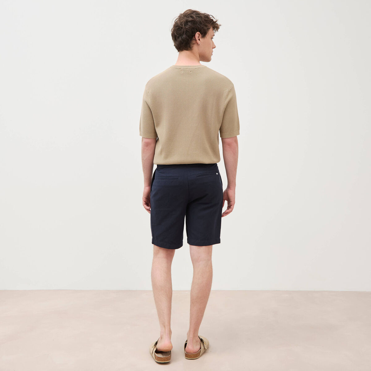 Bermuda bleu marine homme