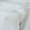 Jeans large longueur 32 en coton denim snow bleach homme