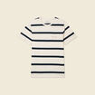 T-shirt manches courtes ecru homme