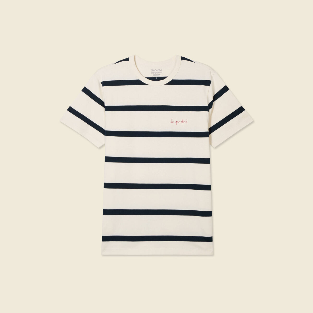 T-shirt manches courtes ecru homme