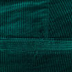 Pantalon chino velours côtelé vert canard femme