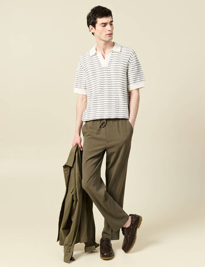 Pantalon taupe homme
