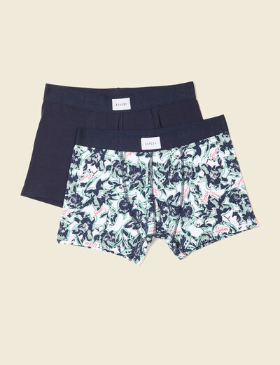 Lot 2 boxers vert homme