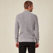 Pull manches longues gris foncé homme