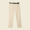 Pantalon chino straight sable homme