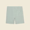 Short droit avec cordon vert olive homme