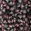 Chemise manches longues fluide noir femme
