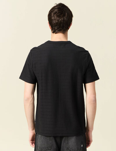 T-shirt manches courtes noir homme