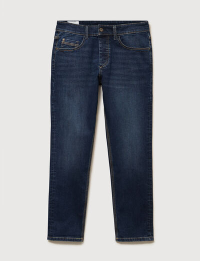 Jeans straight longueur 30 denim brut homme