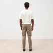 Pantalon chino slim sable homme