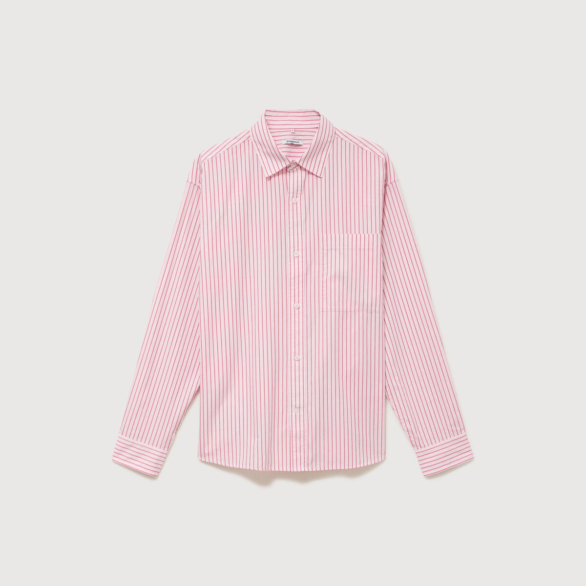 Chemise boyfriend en coton rose homme