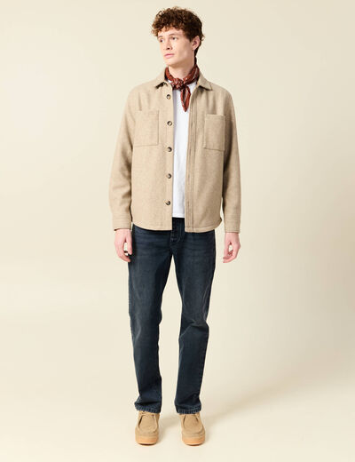 Jeans regular longueur 32 denim stone homme