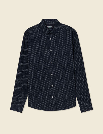 Chemise bleu marine homme