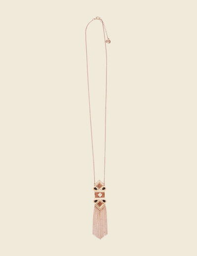 Collier avec pendentif couleur or femme