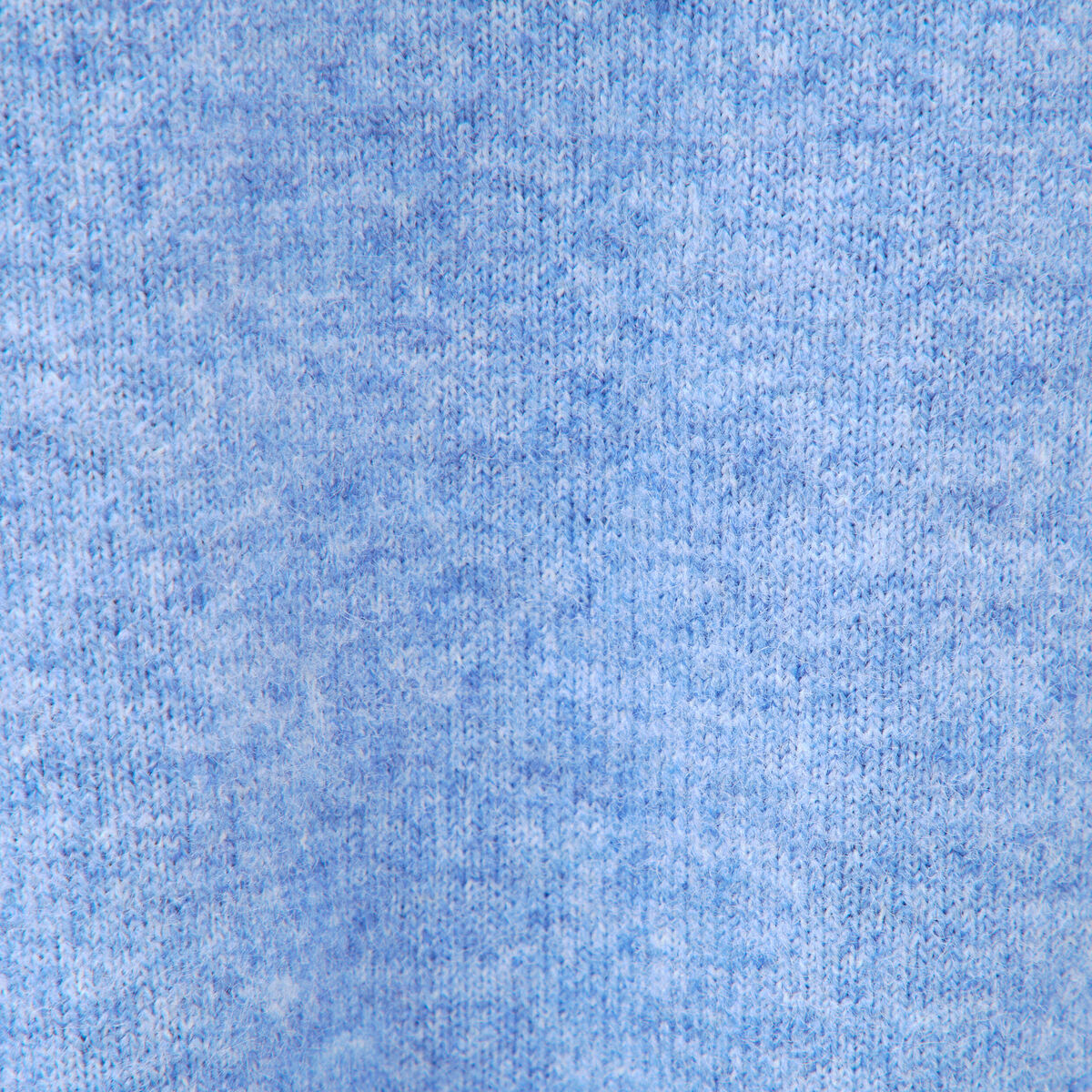 Pull &agrave; capuche zipp&eacute; bleu ciel femme
