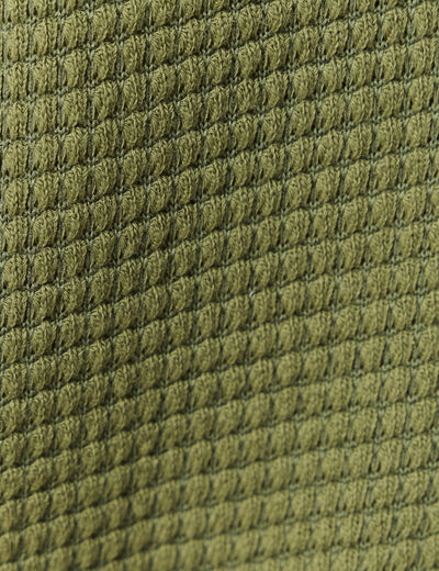 Polo éco-responsable vert kaki femme